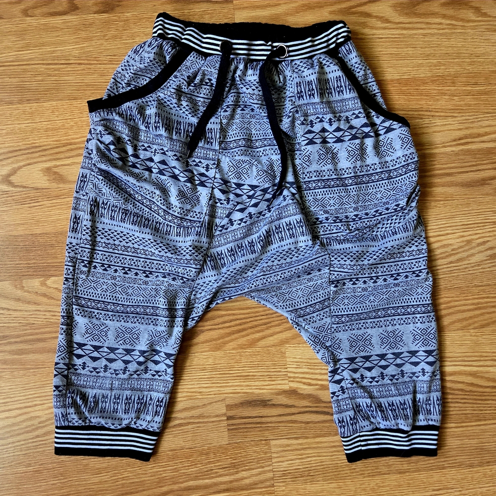 Drop Crotch Quarter Length Sweats